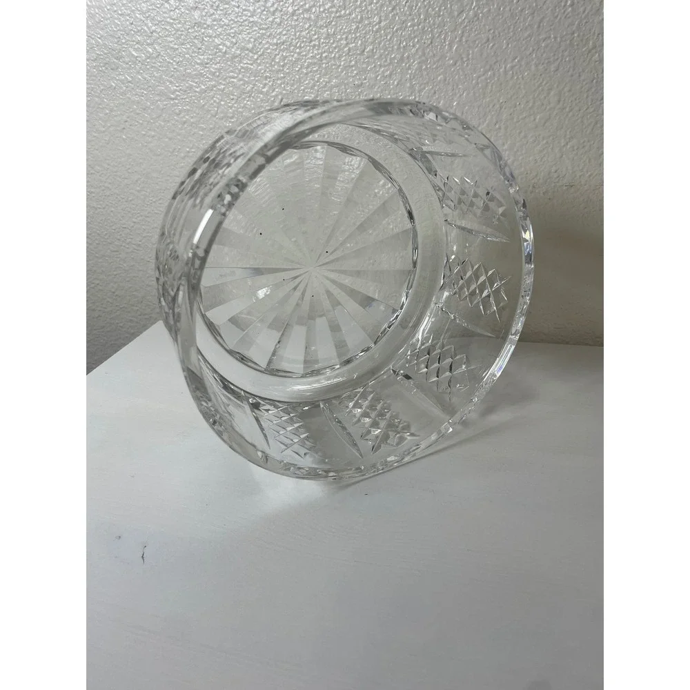 Waterford‎ Crystal Lismore Round Serving Bowl 7in Clear Excellent Cut Glass